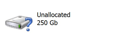 Partition without file system